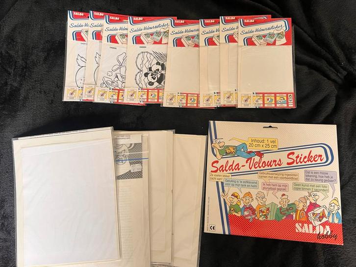 Nieuwe veloursstickers om applicaties te maken, Hobby en Vrije tijd, Stickers en Plaatjes, Nieuw, Meerdere stickers, Ophalen of Verzenden