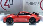 Norev 1:18 Porsche 911 (992 II) GT3 2021 oranje nieuw, Nieuw, Ophalen of Verzenden, Auto, Norev