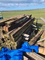 Gratis spoor bielzen, Doe-het-zelf en Verbouw, Hout en Planken, Ophalen, Gebruikt, Eiken, 200 tot 250 cm