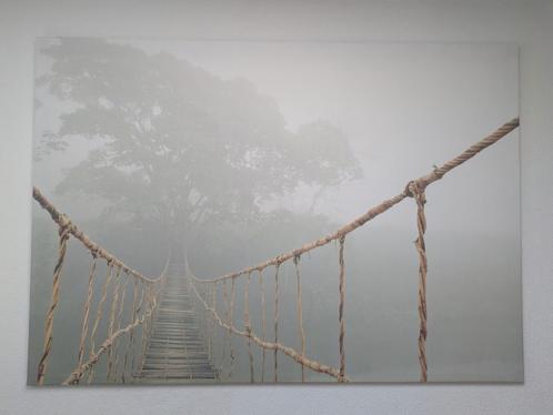 Canvas Junglereis Ikea "Bjorksta" 2m x 1.40m, Huis en Inrichting, Woonaccessoires | Schilderijen, Tekeningen en Foto's, Zo goed als nieuw