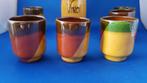 Retro wijnkan Vino met 6 kopjes, aardewerk. 1A2, Huis en Inrichting, Keuken | Servies, Tweedehands verkoop, Tweedehands verkoop