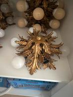 Italiaanse stijl, vintage, gouden plafondlampjes, Ophalen of Verzenden, Gebruikt, Metaal, Vintage