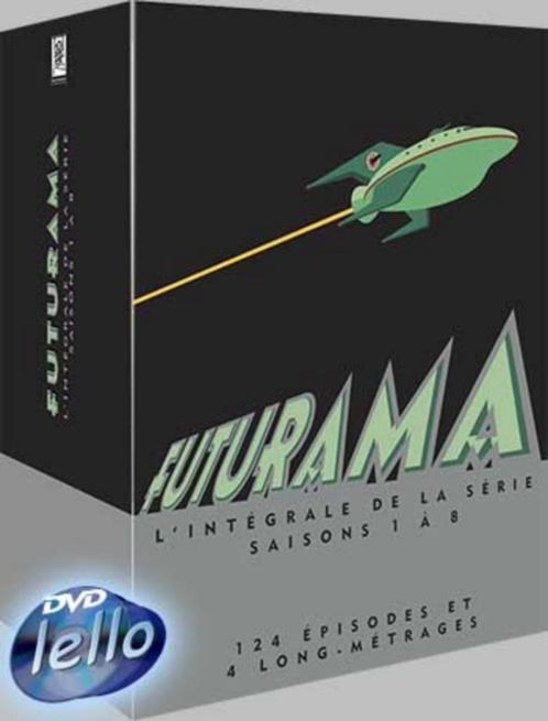 Futurama, Complete Serie, Seizoen 1 - 8 & 4 Films, niet NLO, Cd's en Dvd's, Dvd's | Tv en Series, Nieuw in verpakking, Komedie