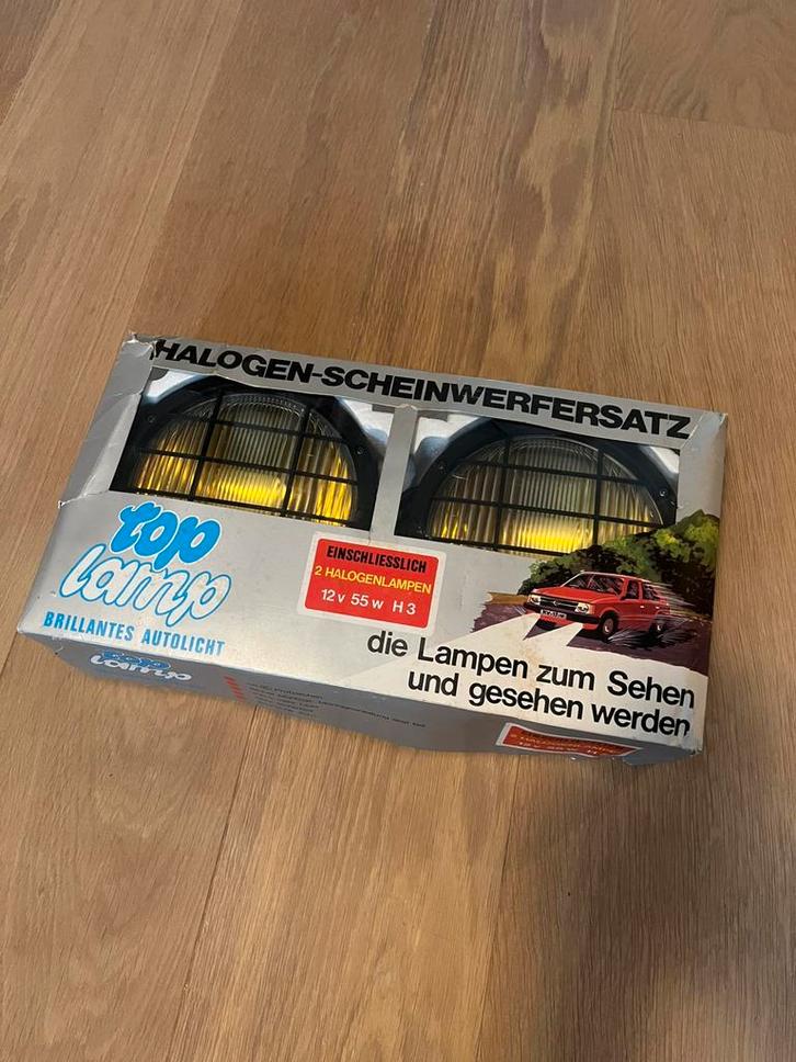 Vintage Halogen mistlampenset Top Lamp, Auto diversen, Auto-accessoires, Nieuw, Ophalen of Verzenden