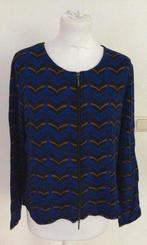 Prachtige blauw vest van Juffrouw Jansen maat XXL,travelstof, Juffrouw Jansen, Ophalen of Verzenden, Zo goed als nieuw, Blauw