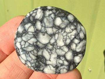 Edelweijs Magnesiet handsteen palmsteen mineralen beschikbaar voor biedingen