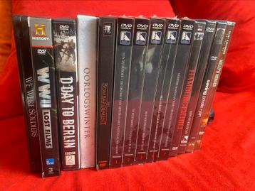 Verzameling 2e wereldoorlog DVd’s beschikbaar voor biedingen