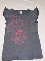Leuk gestreept shirt met bloemen - maat 116, Kinderen en Baby's, Kinderkleding | Maat 116, Ophalen of Verzenden, Zo goed als nieuw
