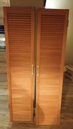 2 louvre deurtjes, Huis en Inrichting, Woonaccessoires | Kamerschermen, Ophalen, Gebruikt