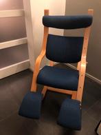 Stokke Varier Gravity Relax Stoel - blauwe bekleding, Ophalen, Gebruikt, Blauw, Vintage