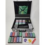# Uitgebreide pokerset. Bijna alles is nog nieuw. Met kleed, Hobby en Vrije tijd, Gezelschapsspellen | Kaartspellen, Ophalen, Zo goed als nieuw
