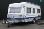 Fendt Saphir 450 QB 2005 Voortent|Fietsdrager|Netjes!, Caravans en Kamperen, Caravans, Standaardzit, Bedrijf, Ringverwarming, Tot en met 4