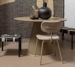 Fonq Cone Ronde Eettafel - Beige, Huis en Inrichting, Tafels | Eettafels, Kunststof, Gebruikt, 100 tot 150 cm, Rond