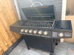 Taino Gasbarbecue met 6 Pitten + Zijbrander, Ophalen of Verzenden, Gebruikt
