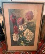 Schilderij aquarel schilder ? leuke voorstelling bloemen, Antiek en Kunst, Kunst | Schilderijen | Klassiek, Ophalen of Verzenden