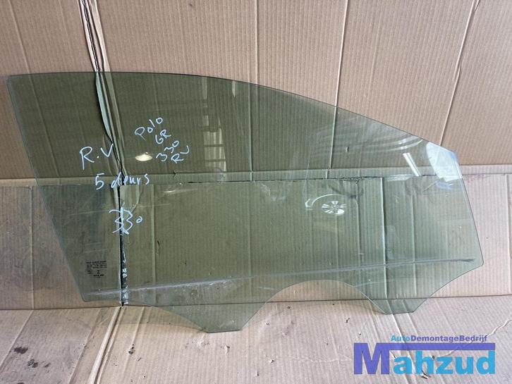 VW POLO 6R Portier ruit deurruit raam rechts voor 2009-2017, Auto-onderdelen, Ruiten en Toebehoren, Volkswagen, Gebruikt, Ophalen of Verzenden