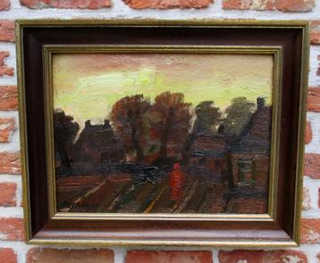 Alfons Vermeir ( 1905-1994.) Avond schemering bij de hoeve beschikbaar voor biedingen