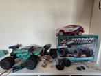 Partij rc auto's en onderdelen, Ophalen of Verzenden, Zo goed als nieuw, Elektro, Auto offroad