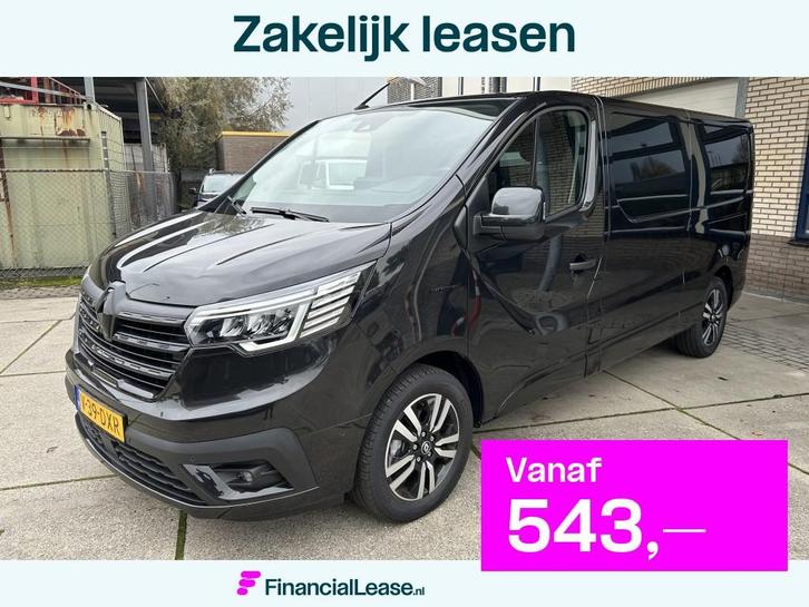 Renault Trafic 2.0 Blue dCi BLACK EDITION AUT 170 PK NAVI, Auto's, Bestelauto's, Bedrijf, Lease, Financial lease, ABS, Achteruitrijcamera