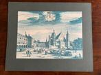 Binnenhof Den Haag prent 1649, Ophalen of Verzenden