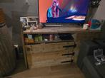 Tv meubel gebruikt steigerhout, Ophalen, Gebruikt, 100 tot 150 cm, Minder dan 100 cm