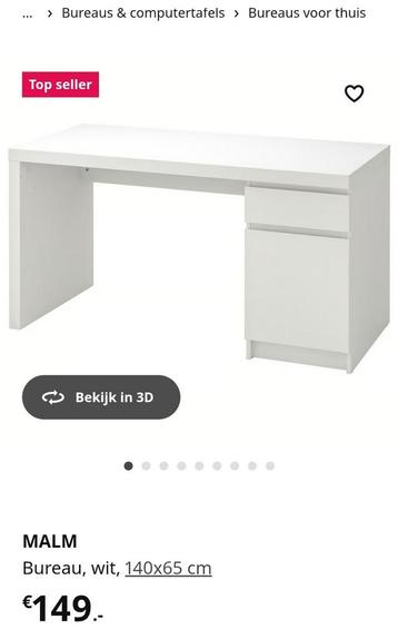 Ikea Malm bureau