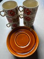 Vintage Weidmann Kopjes en Schotels - Italiaans Porselein, Huis en Inrichting, Keuken | Servies, Gebruikt, Ophalen of Verzenden