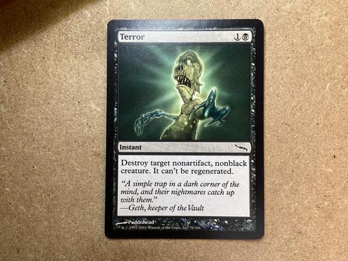 1x Terror [079/306] (Near Mint), Hobby en Vrije tijd, Verzamelkaartspellen | Magic the Gathering, Zo goed als nieuw, Losse kaart