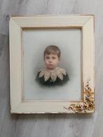 V Morel - 19e eeuw - Portet jongetje met witte kraag, Ophalen of Verzenden