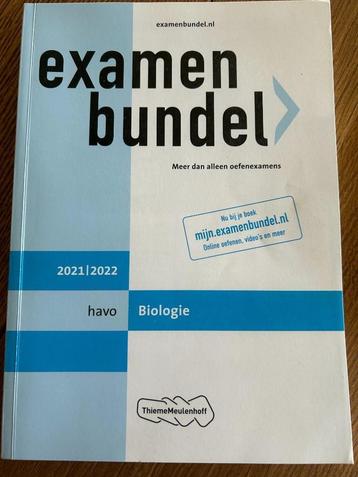 Examenbundel havo Biologie 2021/2022 beschikbaar voor biedingen