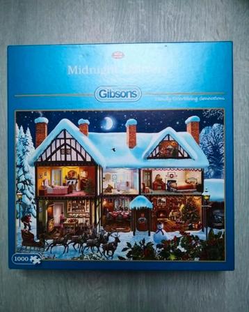 Legpuzzel/puzzel Gibsons - midnight delivery, 1000 stukjes  beschikbaar voor biedingen