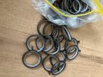Gordijnringen vintage look metalen ringen 5cm doorsnee, Ophalen of Verzenden, Gebruikt, Minder dan 50 cm, Minder dan 100 cm