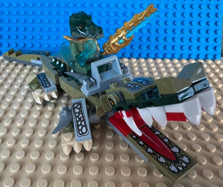 Lego Chima 70126 Legend Beast Krokodil compleet 🐊, Kinderen en Baby's, Speelgoed | Duplo en Lego, Zo goed als nieuw, Lego, Complete set