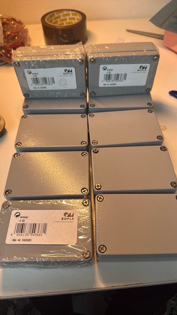 Bopla behuizing/ kastje metaal 10 stuks, Ophalen of Verzenden, Nieuw