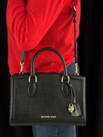 Michael Kors zwarte schouder- handtas, Ophalen of Verzenden, Zo goed als nieuw, Zwart, Handtas