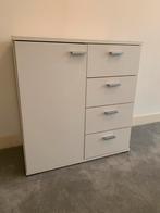Mooie witte lade kast, Zo goed als nieuw, 3 of 4 laden, Minder dan 100 cm, 25 tot 50 cm