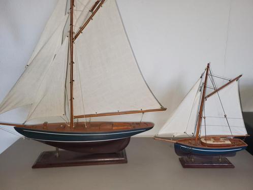 Set model zeilboten., Hobby en Vrije tijd, Modelbouw | Boten en Schepen, Zo goed als nieuw, Overige merken, Ophalen