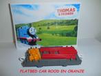 Trackmaster Thomas de Trein, Flatbed Car Rood en Oranje, Ophalen of Verzenden, Gebruikt