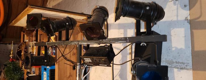 T-Bar met PAR Spots, Muziek en Instrumenten, Licht en Laser, Gebruikt, Licht, Kleur, Ophalen of Verzenden