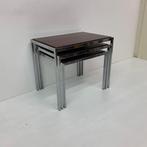 bijzettafels cees braakamn voor pastoe mimi set vintage 70s, 45 tot 60 cm, Minder dan 55 cm, T, Rond