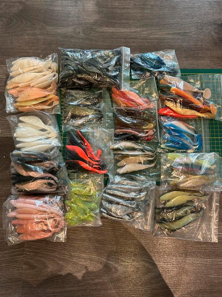 Diverse mann’s fat belly shad., Watersport en Boten, Hengelsport | Roofvissen, Nieuw, Werphengel, Ophalen of Verzenden