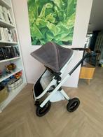 Dubatti One Special Jeans Kinderwagen - wit met grijze kap, Gebruikt, Verstelbare duwstang, Combiwagen, Ophalen