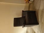 Grijze luie stoel - kan achterover, beensteun, Huis en Inrichting, Fauteuils, Ophalen, Zo goed als nieuw, Minder dan 50 cm