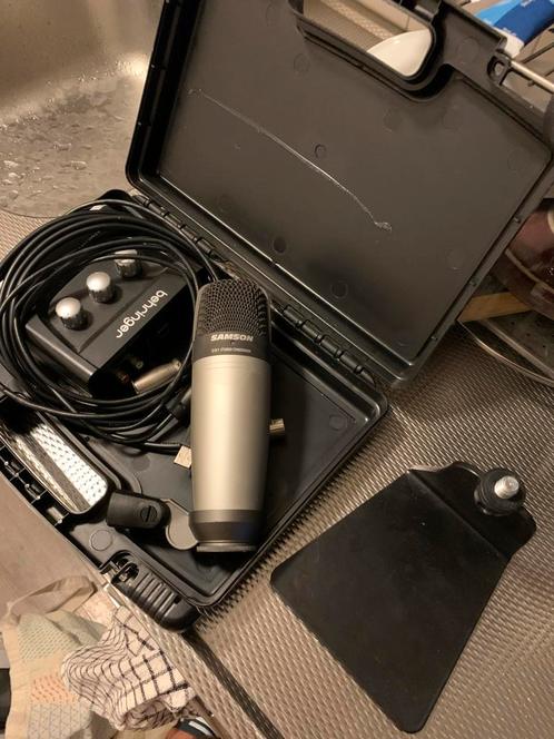 Samson C03 Microfoon + Behringer USB Interface Set, Muziek en Instrumenten, Microfoons, Zo goed als nieuw, Studiomicrofoon, Ophalen of Verzenden