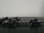 Dieplader trein, Minitrix (denk ik) 3x, Hobby en Vrije tijd, Modeltreinen | N-Spoor, Gelijkstroom, Trix, Rails, Ophalen of Verzenden