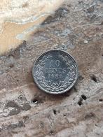 10 cent 1887 Willem III, zeer mooie kwaliteit, Postzegels en Munten, Munten | Nederland, Ophalen of Verzenden, Koning Willem III