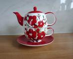 Tea for one set "Samaya"  Handgeschilderd keramiek, gemerkt, Huis en Inrichting, Keuken | Servies, Keramiek, Overige typen, Nieuw