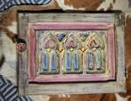 Shabby/India/Ibiza/Houtsnijwerk/Paneel/Deurtje/Lijst, Ophalen of Verzenden
