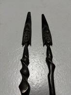 Afrikaanse Houten Speren Set, Antiek en Kunst, Kunst | Niet-Westerse kunst, Verzenden