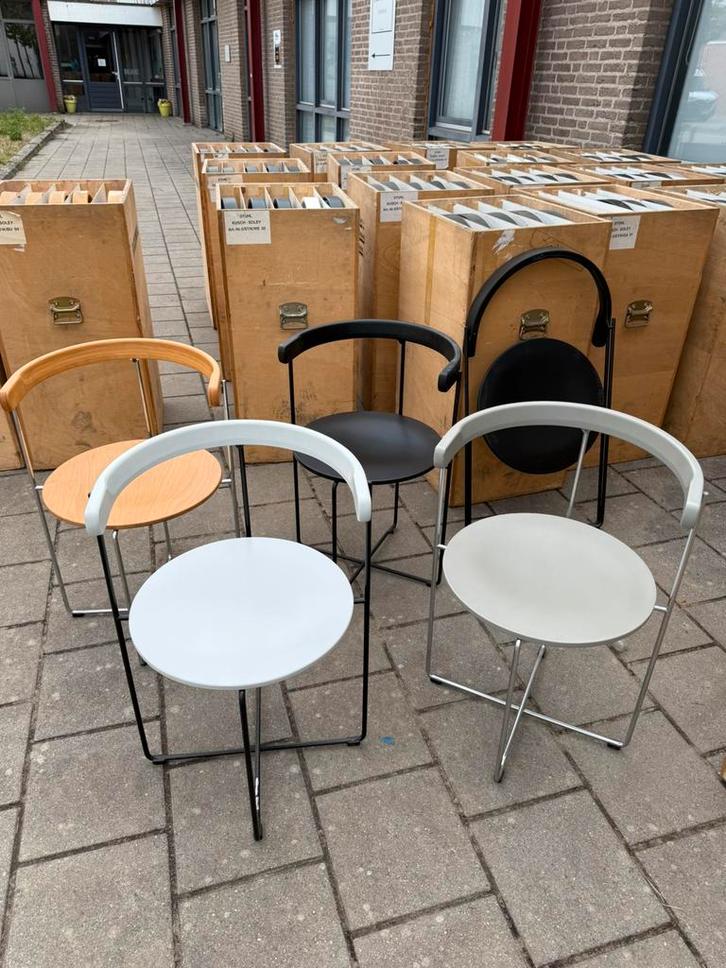 Partij 132x ‘Soley’ design klapstoel, Kusch & Co ‘80, Huis en Inrichting, Stoelen, Zo goed als nieuw, Vijf, Zes of meer stoelen